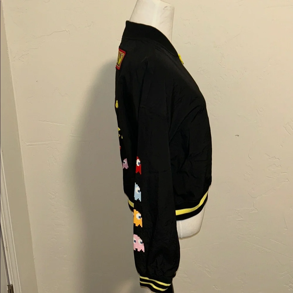 Justice Girls XL 16/18 Pac Man Mini Bomber Jacket